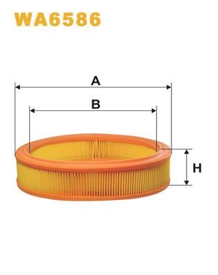 ФИЛЬТР ВОЗДУШНЫЙ WA6586 WIX FILTERS