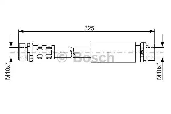 Шланг тормозной FORD Fiesta задний BOSCH 1 987 476 994 BOSCH