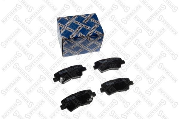 колодки дисковые зад.! электр. стоячн. тормоз\ Hyundai Tucson, KIA Sportage 15>, 1280-000-SX STELLOX