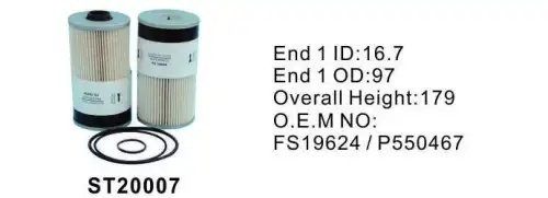 Фильтр топливный ST20007 ST20007 STAL