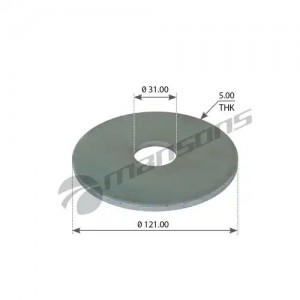 BPW крепления полурессоры 31x121x4.75 300.176 MANSONS