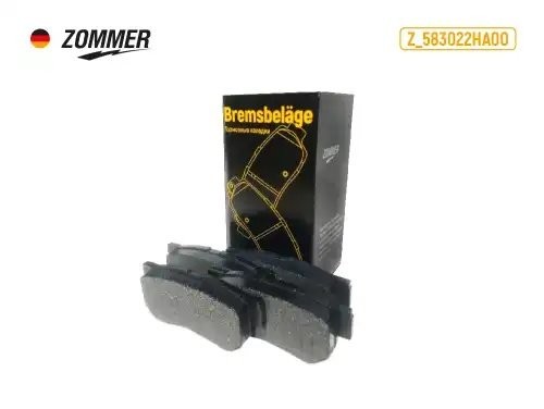 Колодка тормозная задняя HYUNDAI Sonata, Elantra (к-т) Z583022HA00 ZOMMER