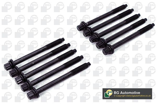 к-кт болтов ГБЦ! 10шт.\ Mitsubishi Lancer/Colt 1.3/1.6 12V/16V 96> BK3394 BG AUTOMOTIVE