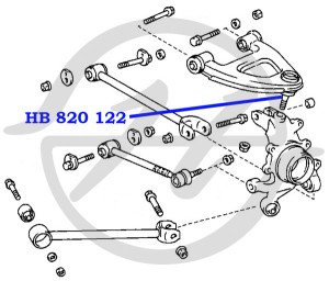ОПОРА ШАРОВАЯ HANSE HB820122 HB 820 122 HANSE