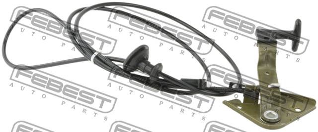 Тросик привода открывания замка капота AUDI A4 1995-2001 17101-A4B5 17101-A4B5 FEBEST