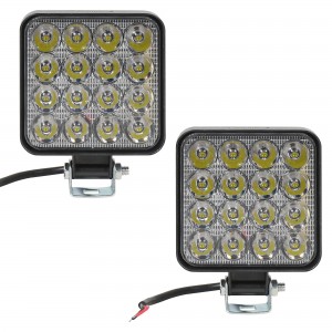 Фара светодиодная "AIRLINE" 83х83х22 мм 16W 12V (16 LED, квадратная, направленны ALED024 AIRLINE