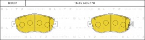 LEXUS GS/300/430 93> BB0587 BLITZ
