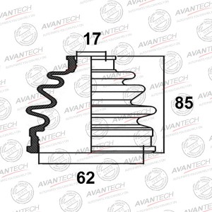 Пыльник привода Avantech BD0221 AVANTECH