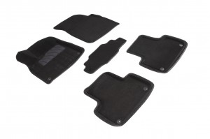 КОМПЛЕКТ КОВРИКОВ 3D AUDI Q7 II ЧЕРНЫЕ 87538 SEINTEX