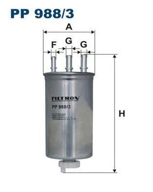 Фильтр топливный PP988/3 FILTRON