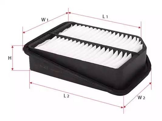 Фильтр воздушный SUZUKI GRAND VITARA 1.6-2.0 05- A1433 A1433 SAKURA