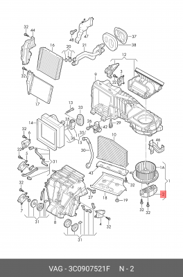 Регулятор 3C0907521F 3C0 907 521 F VAG