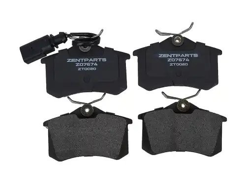 колодки тормозные дисковые! Audi A4 RS4 2.7i Quattro 00-01 Z07674 ZENTPARTS