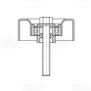 Ролик привод. ремня для ам Ford Focus (04-) 1.8d (CM 5125) CM5125 TRIALLI