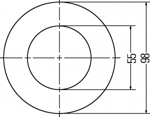 фонарь габаритный! \ Volvo 2PF008405-057 HELLA