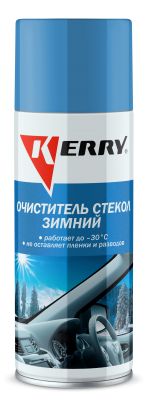 очиститель стекол зимний! аэрозоль 520мл\ KR-921 KERRY