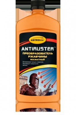 Преобразователь ржавчины фосфатный 500мл флакон Antirusret ASTROHIM AC466 ASTROHIM
