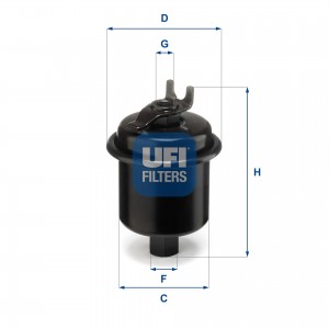Фильтр топливный бензиновый HONDA CR-V 2.0 00-06 31.621.00 31.621.00 UFI