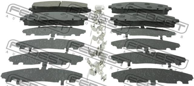 КОЛОДКИ ТОРМОЗНЫЕ ПЕРЕДНИЕ подходит для CHRYSLER VOYAGER V 2007-2016 2001-VOYRTF 2001-VOYRTF FEBEST