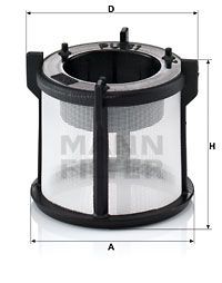 Фильтр топливный PU51x PU 51 X MANN FILTER