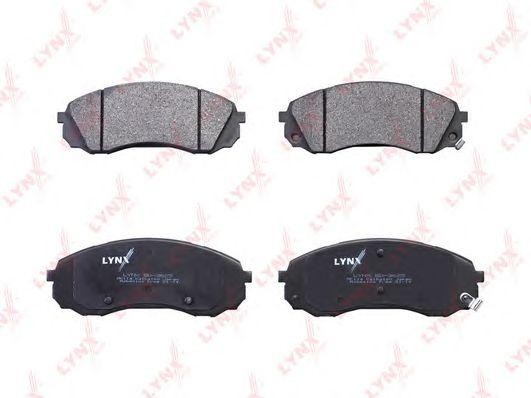 Колодки тормозные дисковые передние BD-3625 LYNXAUTO