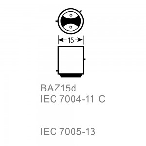 Лампа накаливания P21/4W 12V 21/4W BAZ15d Original Pro (уп-ка 10 шт. цена за 1шт 0121410 MAYAK