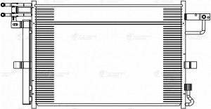Радиатор кондиц. для ам Ford Explorer (10-) (LRAC 1018) LRAC 1018 LUZAR