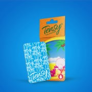 ароматизатор! TENSY (TA-04) подвесной, картон 'Океан'\ TA04 TENSY