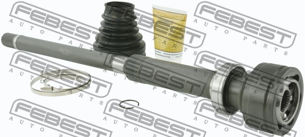 ШРУС ВНУТРЕННИЙ ПРАВЫЙ 27X30X28 подходит для VOLVO XC90 2003-2014 2711-XC90RH 2711-XC90RH FEBEST