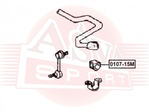ВТУЛКА ПЕРЕДНЕГО СТАБИЛИЗАТОРА D26.5 TSB-15M TOYOTA 010715M 0107-15M ASVA