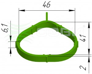 Прокладка впускного коллектора 5404-6600 SEVI