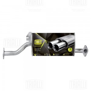 Глушитель Great Wall Hover H3 (10-) 2.0i Евро-3 осн. (алюм. сталь) (EMM 2706) EMM 2706 TRIALLI