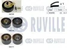 FORD ESCORT/ MONDEO/FIESTA 3 ролика+ремень 550015 RUVILLE