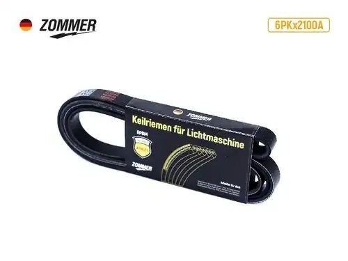Ремень 2100 (6PK) дв. 409 Евро-3 (под кондиционер) EPDM 6PK2100A ZOMMER