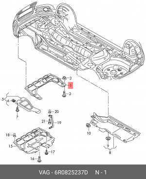 Деталь 6R0 825 237 D VAG