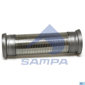 Гофра MERCEDES 809 выхлопной системы (94х86х295мм) SAMPA 100052 SAMPA
