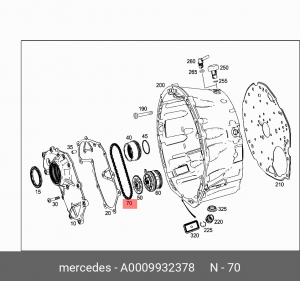 000 993 23 78 ЗУБЧАТАЯ ЦЕПЬ A 000 993 23 78 MERCEDES BENZ