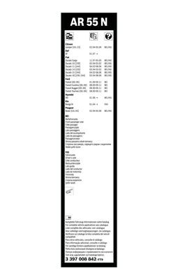 Щетка стеклоочистителя 550мм Aerotwin BOSCH 3 397 008 842 BOSCH