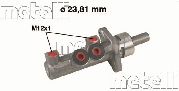 Цилиндр сцепления главный FORD Focus 2 (05-08) METELLI 05-0385 METELLI