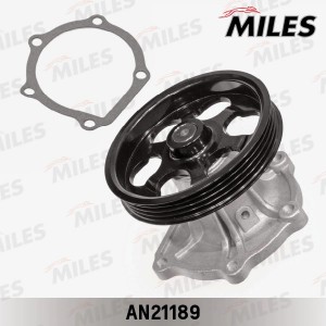 Насос водяной TOYOTA COROLLA 1.3/1.4 00 (DOLZ T221) AN21189 AN21189 MILES
