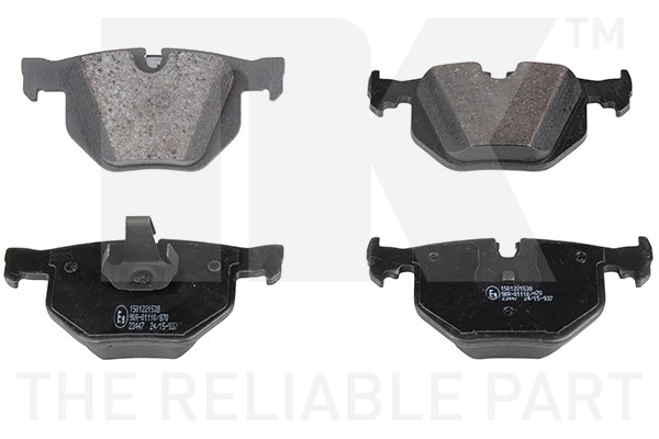 колодки дисковые задние!\ BMW X5(E70/F15) 2.0D-3.0D 07>/X6 (E71-F16) 3.0-3.0D 08 221538 NK