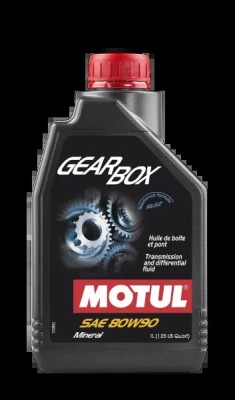 Масло трансмиссионное GEARBOX 80W90 мин.1л мех. MOTUL 105787 MOTUL