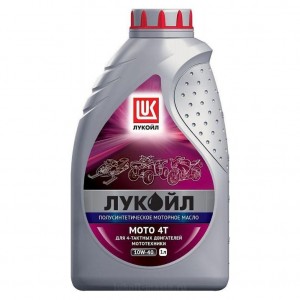 Масло моторное для 4-х тактных двигателей LUKOIL МОТО-4Т MA2/SL 10W40 п/синт.1л 1595329 LUKOIL