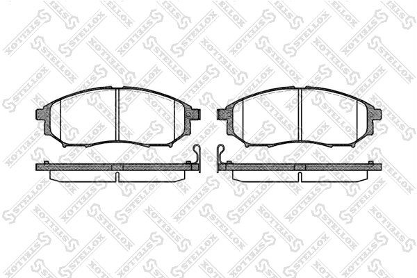 852 14=FDB1881 [41060EB325] !колодки дисковые п.\ Nissan Murano 3.5 4WD 05> 863-014-SX STELLOX