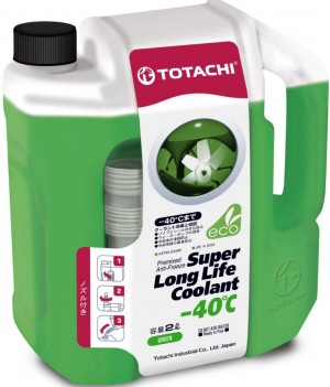Антифриз TOTACHI SUPER LONG LIFE COOLANT GREEN -40C 2л 4589904520525 41602 41602 TOTACHI