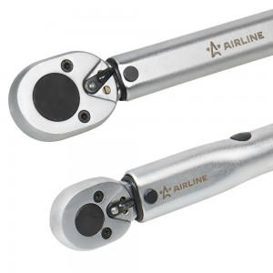 Ключ динамометрический 1/2", 1/4" 5-25, 28-210 Нм предельный "AIRLINE" (2 шт) в  ATBN008 AIRLINE