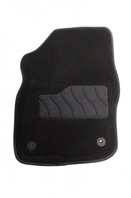 Коврик салона FORD Focus 3 (11-15) 3D 3-х слойная конструкция черный (4 предм.)  83437 SEINTEX