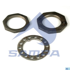 Ремкомплект ROR ступицы на сторону (гайки M65х1.5х10SW85,M65х1.5х11,стопор) SAMP 085.508 SAMPA