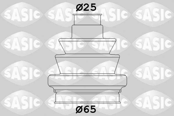 Пыльник ШРУСа внутренний OPEL ASTRA G, H 1906035 1906035 SASIC