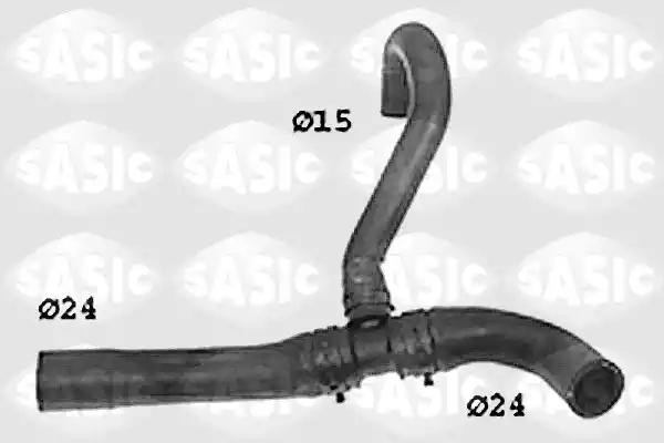 Шланг радиатора верхний AUDI A4 (B5), VW PASSAT (3B2) 1.9TDI SWH6782 SWH6782 SASIC